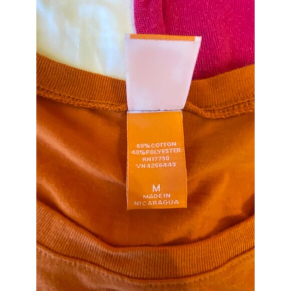 Lot Of 5 Womens Short Sleeve T-Shirts In Various Styles & Colors Sizes M & Petit - Picture 8 of 10